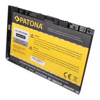  HP EliteBook Folio 9470, 9470m Laptop akkumulátor - 3200mAh (14.8V Fekete) - Utángyártott