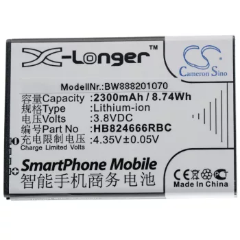   Huawei HB824666RBC, E5577, E5577 ebs-937, E5577Bs-937, E5577s-321 akkumulátor - 2300mAh - Utángyártott