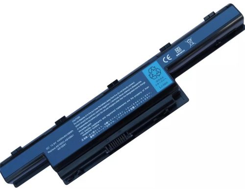 Acer Aspire 4551 / 4738 / 4741 Laptop akkumulátor - 4400mAh (10.8V / 11.1V Fekete) - Utángyártott