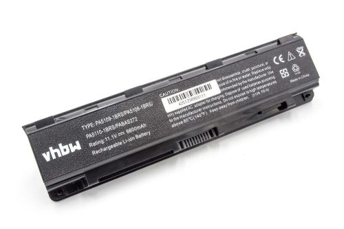 Toshiba PA5108U-1BRS, PA5109U-1BRS Laptop akkumulátor - 6600mAh (10.8V / 11.1V Fekete) - Utángyártott