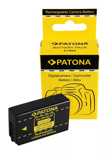 Nikon EN-EL20 / EN-EL20a akkumulátor - 800mAh (7.2V) - Utángyártott
