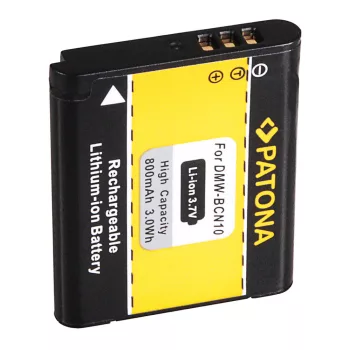   Panasonic DMW-BCN10 / DMW-BCN10E akkumulátor - 800mAh (3.7V) - Utángyártott