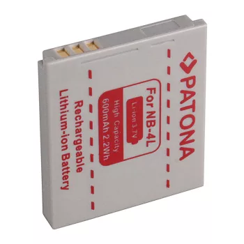 Canon NB-4L akkumulátor - 600mAh (3.7V) - Utángyártott