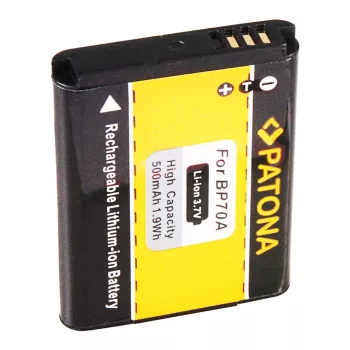   Samsung SLB-70A / BP-70A akkumulátor - 500mAh (3.7V) - Utángyártott