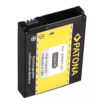   GoPro HD Hero 1 / GoPro HD Hero 2 akkumulátor - 1100mAh (3.7V) - Utángyártott