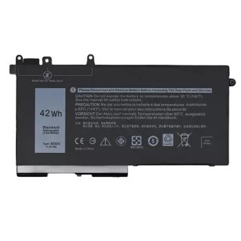   Dell Latitude E5280 E5288 E5480 Laptop akkumulátor - 3500mAh (11.4V 42 Wh Fekete) - Utángyártott