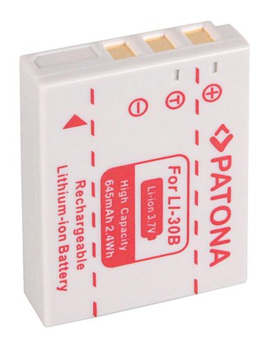 Olympus Li-30B akkumulátor - 645mAh (3.7V) - Utángyártott