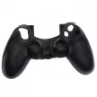Szilikon tok Sony PlayStation 4 / PS4 wireless kontrollerekhez ( fekete ) - Utángyártott