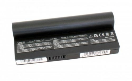 ASUS EEE PC 901/1000 fekete Laptop akkumulátor - 8800mAh (7.4V Fekete) - Utángyártott
