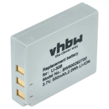 Olympus Li-30B akkumulátor - 550mAh (3.7V) - Utángyártott
