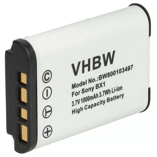 Sony Cybershot DSC-HX50 / DSC-HX300 akkumulátor - 1000mAh (3.7V) - Utángyártott