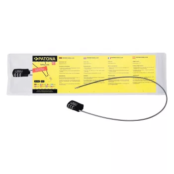 E-roller zár 3 számjegyű numerikus kóddal 61cm