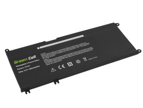 Dell 33YDH Laptop akkumulátor - 3400mAh (15.2V Fekete) - Utángyártott