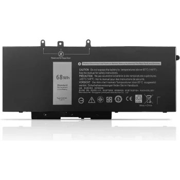   Dell GJKNX, 93FTF, GD1JP, 0GD1JP Laptop akkumulátor - 8950mAh (7.6V Fekete) - Utángyártott