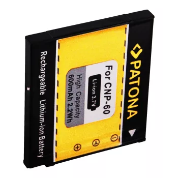 Casio NP-60 akkumulátor - 600mAh (3.7V) - Utángyártott