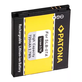   Samsung SLB-07B / SLB-07A akkumulátor - 720mAh (3.7V) - Utángyártott