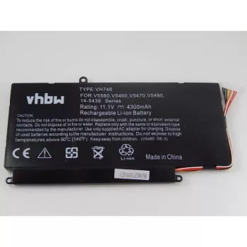   Dell DXR10, VH748 Laptop akkumulátor - 4300mAh (11.1V Fekete) - Utángyártott