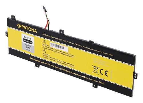 Asus C31N1620, C31PoCH, 3ICP5/70/81 Laptop akkumulátor - 3400mAh (11.55V Fekete) - Utángyártott