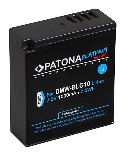 Panasonic DMW-BLG10 / DMW-BLE9 akkumulátor - 1000mAh (7.2V) - Utángyártott