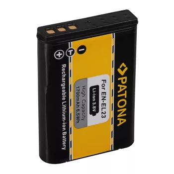 Nikon EN-EL23 akkumulátor - 1700mAh (3.7V) - Utángyártott