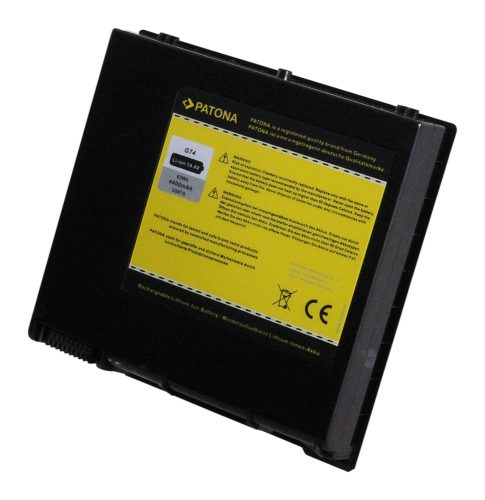 Asus A42-G74 Laptop akkumulátor - 4400mAh (14.4V Fekete) - Utángyártott
