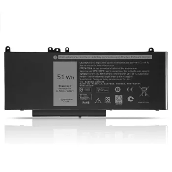  Dell 7V69Y, TXF9M, 79VRK Laptop akkumulátor - 6900mAh (7.4V Fekete) - Utángyártott