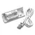 Nintendo Wii Remote kontroller akkumulátor + USB kábel - 400mAh fehér - Utángyártott