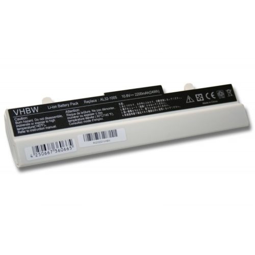 ASUS EEE PC 1005, 1005HA Laptop akkumulátor - 2200mAh (10.8V / 11.1V Fehér) - Utángyártott