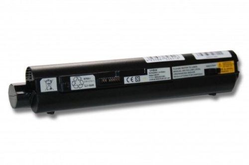 Lenovo IdeaPad S10-2 fekete Laptop akkumulátor - 6600mAh (11.1V Fekete) - Utángyártott