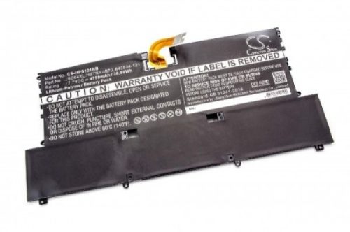 HP Spectre 13-V000 Laptop akkumulátor - 4750mAh (7.7V Fekete) - Utángyártott