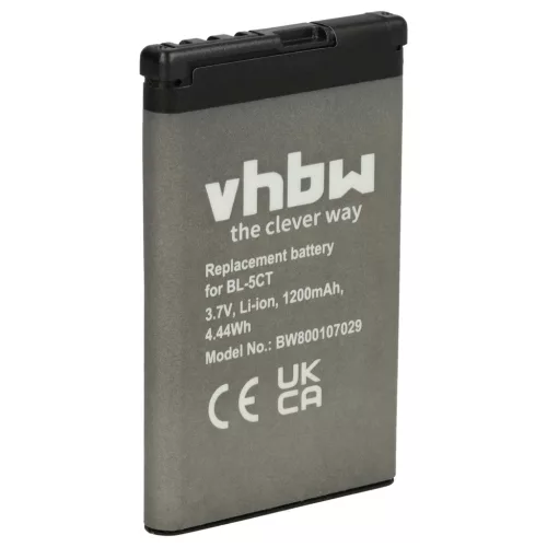Nokia BL-5CT akkumulátor - 1200mAh (3.7V) - Utángyártott