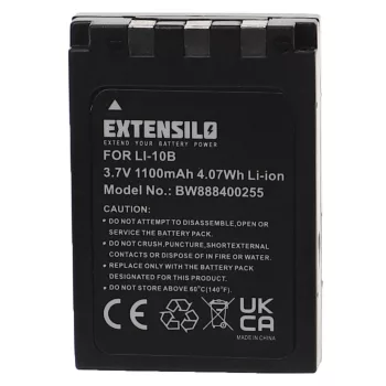   Olympus Li-10B akkumulátor - 1100mAh (3.7V) - Utángyártott