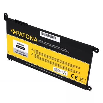   Dell WDXOR, 3CRH3, T2JX4, FC92N, CYMGM Laptop akkumulátor - 3400mAh (11.4V Fekete) - Utángyártott