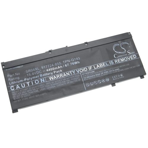 HP SR04XL Laptop akkumulátor - 4400mAh (15.4V Fekete) - Utángyártott