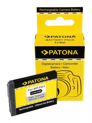 Sony NP-BD1, NP-FD1 akkumulátor - 680mAh (3.6V) - Utángyártott