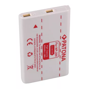 Minolta NP-200 akkumulátor - 650mAh (3.6V) - Utángyártott