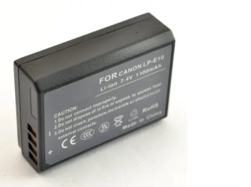 Canon LP-E10 / EOS 1100 / 1100D akkumulátor - 1100mAh (7.4V) - Utángyártott