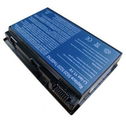 Acer Extensa 5520, 5220 Laptop akkumulátor - 4400mAh (10.8V / 11.1V Fekete) - Utángyártott