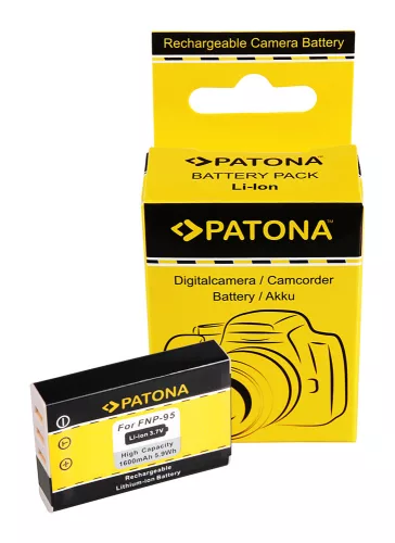 Fuji NP-95 akkumulátor - 1600mAh (3.7V) - Utángyártott