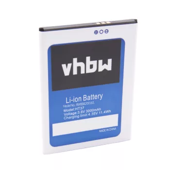   HomTom HT37 készülékhez mobiltelefon akkumulátor (Li-Ion, 3000mAh / 11.4Wh, 3.8V) - Utángyártott