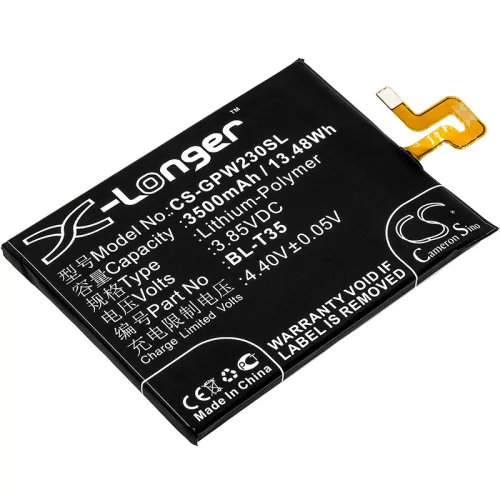 Google Pixel 2 XL 2018 készülékhez mobiltelefon akkumulátor (Li-Polymer, 3500mAh / 13.48Wh, 3.85V) - Utángyártott