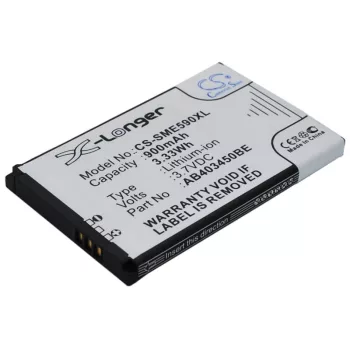   Samsung Champ készülékhez mobiltelefon akkumulátor (Li-Ion, 900mAh / 3.33Wh, 3.7V) - Utángyártott
