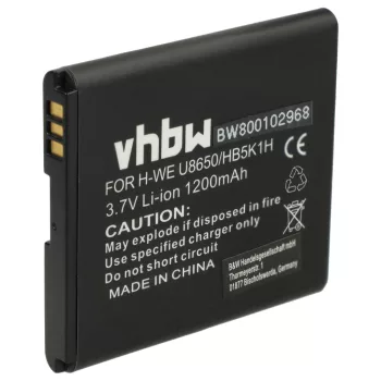   Huawei C8650, M865 készülékekhez mobiltelefon akkumulátor (Li-Ion, 1200mAh / 4.44Wh, 3.7V) - Utángyártott