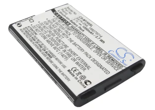 Sagem MY-V65 készülékhez mobiltelefon akkumulátor (Li-Ion, 1000mAh / 3.7Wh, 3.7V) - Utángyártott