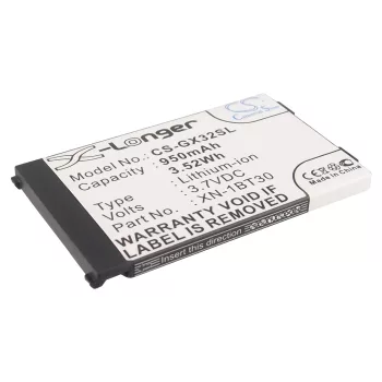   Sharp GX15, GX17 készülékekhez mobiltelefon akkumulátor (Li-Ion, 950mAh / 3.52Wh, 3.7V) - Utángyártott