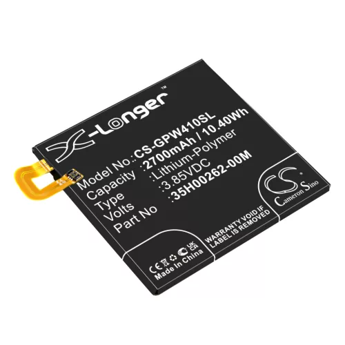 Google B2PW4100 készülékhez mobiltelefon akkumulátor (Li-Polymer, 2700mAh / 10.4Wh, 3.85V) - Utángyártott
