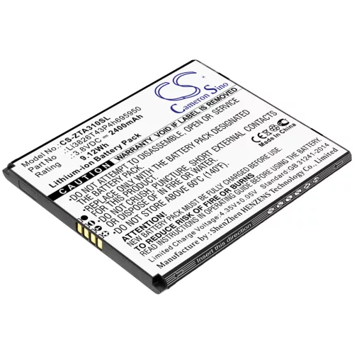 ZTE Blade A3 2020 készülékhez mobiltelefon akkumulátor (Li-Ion, 2400mAh / 9.12Wh, 3.8V) - Utángyártott