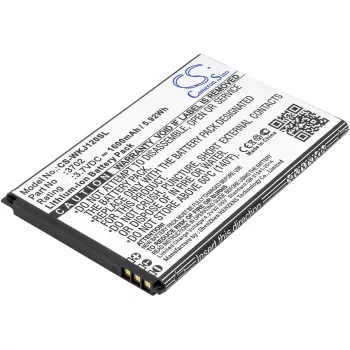   Wiko Jerry készülékhez mobiltelefon akkumulátor (Li-Ion, 1600mAh / 5.92Wh, 3.7V) - Utángyártott