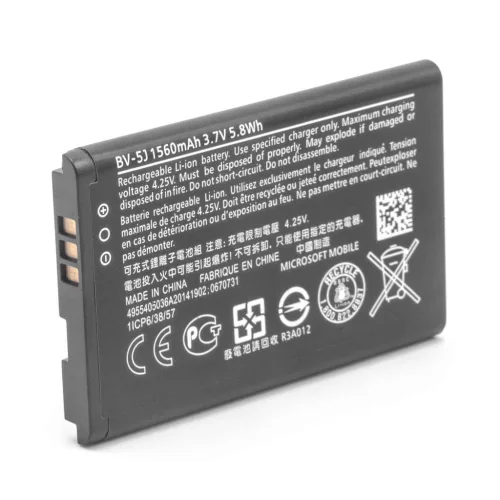 Microsoft / Nokia Lumia 435 készülékhez mobiltelefon akkumulátor (Li-Ion, 1550mAh / 5.74Wh, 3.7V) - Utángyártott