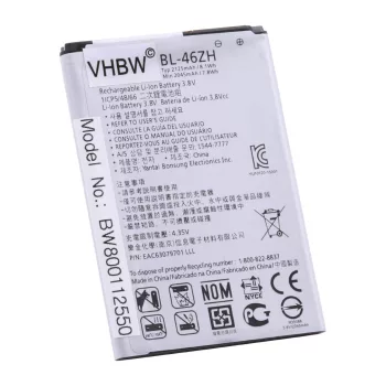   LG AS330 készülékhez mobiltelefon akkumulátor (Li-Ion, 2125mAh / 8.07Wh, 3.8V) - Utángyártott